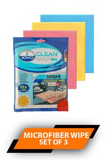 Joyo Multi Purpose Microfiber Wipe Set Of 3